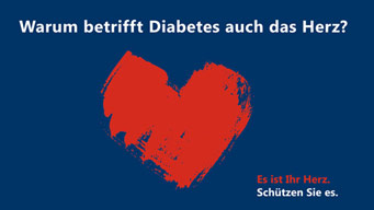 Flyer für Diabetes und Herzerkrankungen
