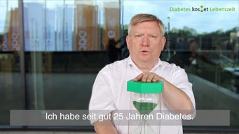 Screenshot aus der Filmreihe über Diabetes Erfahrungsberichte