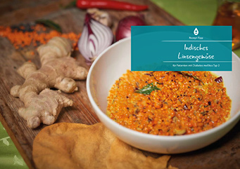 Rezeptbeispiel Linsengemüse als Beispiel für Diabetes Typ 2 Ernährung